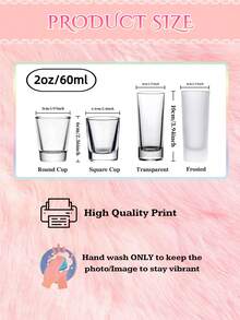 1pc/12pcs Personalized Wedding Shot Glass, 2oz Glass Material, Customizable With Photo And Name | Suitable As Bridesmaid Gift, Valentine's Day Gift, Wedding Decor, Birthday Party Gift, 18th Birthday Gift, Unique Birthday Gift, Photo Souvenir, Fun Birthday Gift, Men's Gift, Shot Glass With Face Pattern, Shot Glass With Photo, Customized Birthday Shot Glass, Personalized Gift And Groomsman Gift ,Forever Love, Wedding Favors - Cốc cao - Xem 6