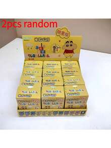 1/2 创意蜡笔小新盲盒，超可爱玩偶手工制作装饰配件兼玩具，适合父母购买送给子女作为礼物。