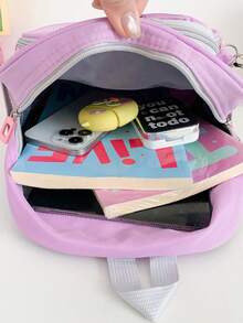 Cute Cartoon Handbag Lightweight Backpack For Kindergarten, Cartoon Backpack, Anime Kindergarten Backpack - Multicolor - View 8