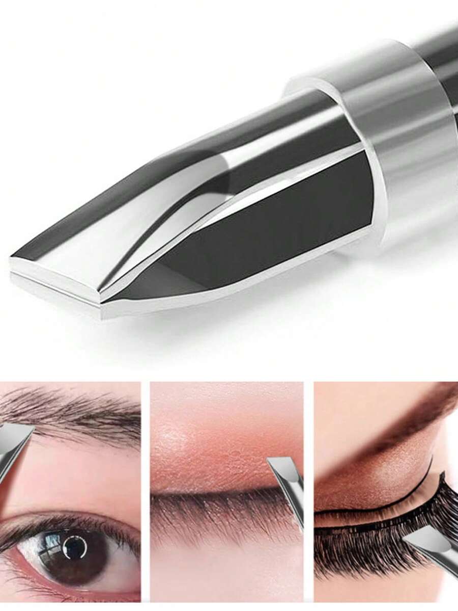 高品质不锈钢眉毛和胡须镊子 | 多功能修容和面部护理工具 - 彩色 - 查看 1