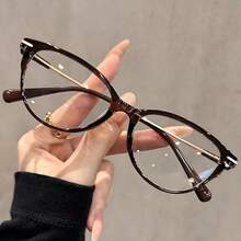 1 Pair Women's Cat Eye , Fashionable Butterfly Frame, Ultra-Light High Definition Glasses - Maroon - View 1