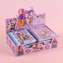 1pc K-POP Witch Hunting Girl Group 3-In-1 Spiral Notebook With Cartoon Lumi & Zoe PET Stickers, Student Notebook With Stickers And Planner - Multicolor - View 7