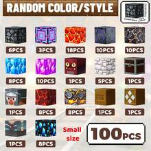 100/200/400 Peças Conjunto de Blocos de Construção Magnéticos do Mundo da Lava - Brinquedos de Construção de Cubos Magnéticos, Adequado para Presentes de Halloween, Natal e Aniversário - Brinquedos Sensoriais STEM para Crianças de 3+ Anos - Multicolorido - Visão 11