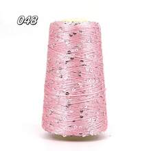 50g Sequin Yarn For DIY Crafts, Knitting, Crocheting, Making Clothes, Bags, And Hats - Multicolor - View 4
