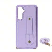 OUKNOEO 时尚斜挎包及仿皮手机壳,兼容 17 Air、16e、15、14、13、12、11 Pro、XS Max、7、8 Plus、XR、SE、S26、S25 Edge、S24、S23、S22 Ultra Plus、A13、A14、A15、A16、A35、A36、A53、A54、A55、A37、A57、A56、Z Fold 7、FE 6、5、4 - 淡紫色 - 查看 58