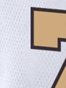 男士篮球服 7 白色刺绣休闲运动背心 圆领无袖训练服 - 白色 - 查看 4