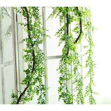 2/4 chiếc, vòng hoa bạch đàn nhân tạo dài 70 inch/5.9 ft kết hợp với hoa baby's breath, vòng hoa baby's breath giả màu xanh lá cây, thích hợp trang trí lễ Phục sinh, Ngày của Mẹ, trang trí phòng ngủ, trang trí tiệc cưới, trang trí bàn tiệc, trang trí rèm cửa, trang trí phòng tắm, trang trí nhà cửa. - màu xanh lá - Xem 8