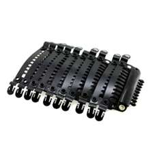 DEsha SELFIT Clip 10PCS Hair Extension Clips For Weaving Hair Converts Wefts Into Clip-Ins Easy DIY Makeover No Damage Comfortable All Day Available In Natural Light Brown Dark Brown LIGHT BROWN - Nâu nhạt - Xem 3
