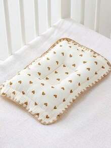 1pc Newborn Pillow, Breathable Baby Pillow, Cute Cartoon Bear Design, Soft & Comfortable, Washable Infant Pillow - 40*25cm - View 12
