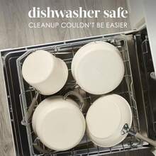 CYPNRachael Ray Cucina - Juego de utensilios de cocina de cerámica - 13 piezas - Juego de ollas y sartenes de cerámica con sartenes antiadherentes sartén cacerolas olla tapas protectores de sartenesFashion - 222355359 - Ver 6