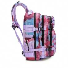 45L SEYATULLH Tactical Backpack, Military Backpack, Outdoor Hiking Camping Bag With Water Bottle Holder - Multicolor - View 6