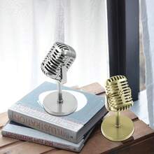 Adjustable Vintage Plastic Microphone Prop, Retro Decorative Fake Microphone For Party, Performance, Home, Bar Decor - Available In Multiple Colors - View 8
