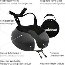 Travel Containers - S3 Travel Pillow+Grey Steel - View 4