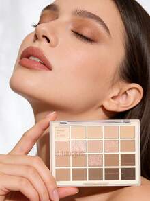 Dasique 20-Color Eyeshadow Palette Make Up Long-Lasting High Pigment Graduation Birthday,Easy To Use Smooth Blendable, Vegan Formula Cruelty-Free, Holiday Essential Rose Girl Best Color Charm Vibe, Christmas Gifts For Women, Fancy Fashion Women Brand Makeup Back To School - #01 Warm Basic - 查看 3