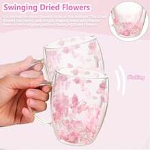 CYPNRegalos para mujer tazas de café de vidrio de doble pared lindas tazas de té de vidrio con asas taza de otoño regalos de cumpleaños para mejores amigos maestro mamá regalos para regalos para elFashion - 222337846 - Ver 6