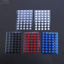 40Pcs 6.5mm Diameter 0.8mm Thickness Small Dots Universal Mouse Skates For Rubberized Mouse Foot Glide Feet Sticker - Multicolor - View 2