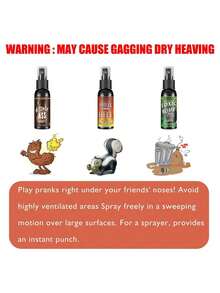 1个随机Jue-Fish臭臭玩具，气味有便便味、地狱味、炸弹味，趣味恶作剧喷雾，搞笑礼物，臭臭玩具，使用前请摇晃均匀，以免失去香味。 - 彩色 - 查看 9