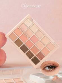 Paleta de sombras de ojos Dasique de 20 colores, fórmula altamente pigmentada y de larga duración, adecuada para graduados, cumpleaños, fácil de aplicar, textura suave, fórmula vegana, sin crueldad animal, esencial para vacaciones, colores encantadores de la chica rosa, regalo de Navidad para ella, marca de cosméticos de moda, vuelta al colegio, boda nupcial, verano, Día de San Valentín, vacaciones - #03 Coral de primavera - Ver 2