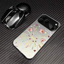 Basic Phone Cases - علبة فضية ملونة، أسود وأبيض - فضي - NKMMJU عام جديد سعيد 2026 - مشاهدة 1