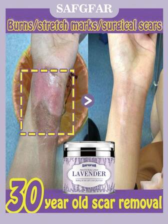 Loción corporal de lavanda, con aroma floral de invierno reconfortante, apta para uso en todo el Body