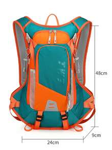Lightweight Outdoor Backpack For Hiking, Cycling, Trekking, With Hydration Bladder Compartment
