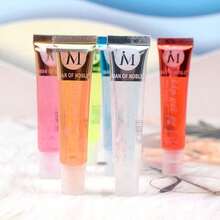 6Pcs Fruity Flavor Watery Glossy Lip Gloss Set Clear Lip Gel Hydrating Moisturizing Lip Gloss Women Lips Makeup Wholesale IMAN OF NOBLE - 多種 - 查看 7