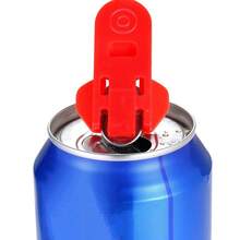 4-Pack Colorful Manual Can Openers With Protective Covers - FoodPlastic Guard For Soda, Beer, Pop Cans | No-Scratch Grip & Easy-Twist Design, Includes Reusable Drink Lid Caps - Color - View 9