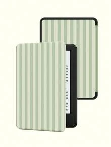 条纹图案保护套,适用于 Kindle 第十代(2019 年款)、Kindle(第十一代,2024 年发布)(6 英寸)、Kindle Paperwhite 第十二代(2024 年款)、Kindle Colorsoft Signature Edition、Kobo Clara Colour 等型号。皮革材质,支持自动唤醒/睡眠功能,四角防摔,无需担心跌落。 - 彩色 - 查看 65