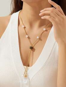 Women's Long Necklace, Fashion & Versatile For Daily Wear