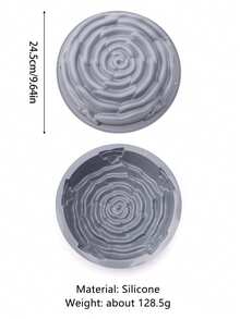 1个创意硅胶玫瑰花蛋糕模具，不粘易脱模烘焙工具，适用于软糖、巧克力、橡皮糖、饼干、果冻、布丁、蛋糕、冰块、肥皂等（粉色、灰色），是母亲节、妇女节、派对、节日、餐厅、餐车、面包店、情人节派对、家居装饰、家居礼品的理想之选。 - 彩色 - 查看 15