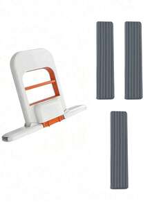 1pc Extendable Mini Mop (Replaceable Sponge) - Wet And Dry Use, Compact And Space-Saving Design, Plastic Construction, Suitable For Kitchens, Bathrooms, Living Rooms, Car Windows - Multi-Functional Cleaning Tool, Bathroom Cleaning, Stylish Handle Design, Efficient Cleaning Head, Floor Cleaning Mop - Multicolor - View 8