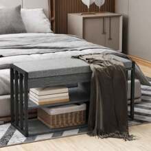 Shoe Changing Stool - Grey - View 7