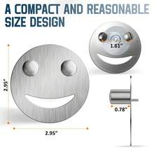 Stainless Steel Smiling Face Sponge Holder, Silver Sink Organizer Rack With Suction Cup, Suitable For Kitchen, RV, Apartment Kitchen Accessories Decor - Multicolor - View 7