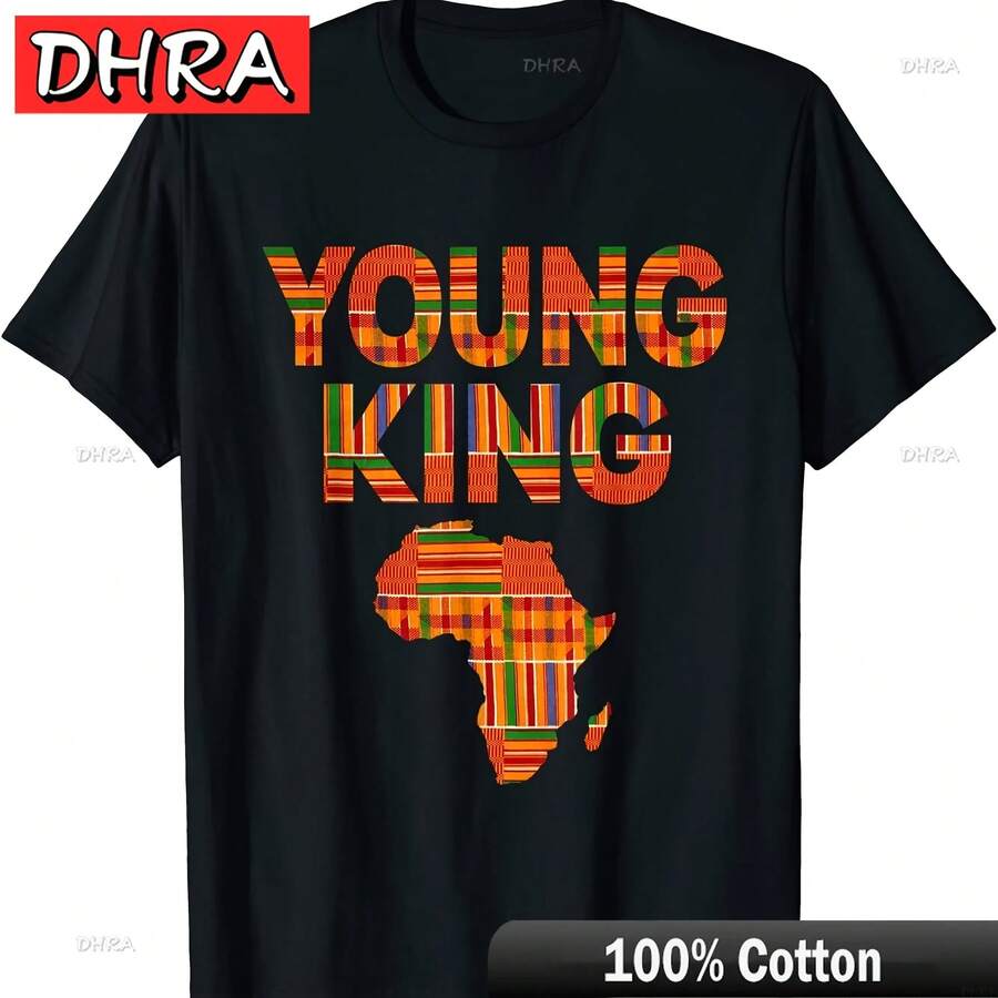 Cool Young King African American Black History Juneteenth T-Shirt Cute Modern Unique T-Shirts Tops for Gift Idea T-Shirt Japan - Negro - Ver 1