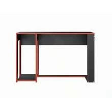 Ross Computer Gaming Desk, Black With Red Trim - Black With Red - View 5
