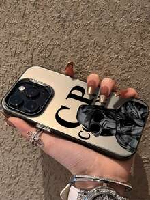 Letter Fashion Phone Cases - Black - View 4