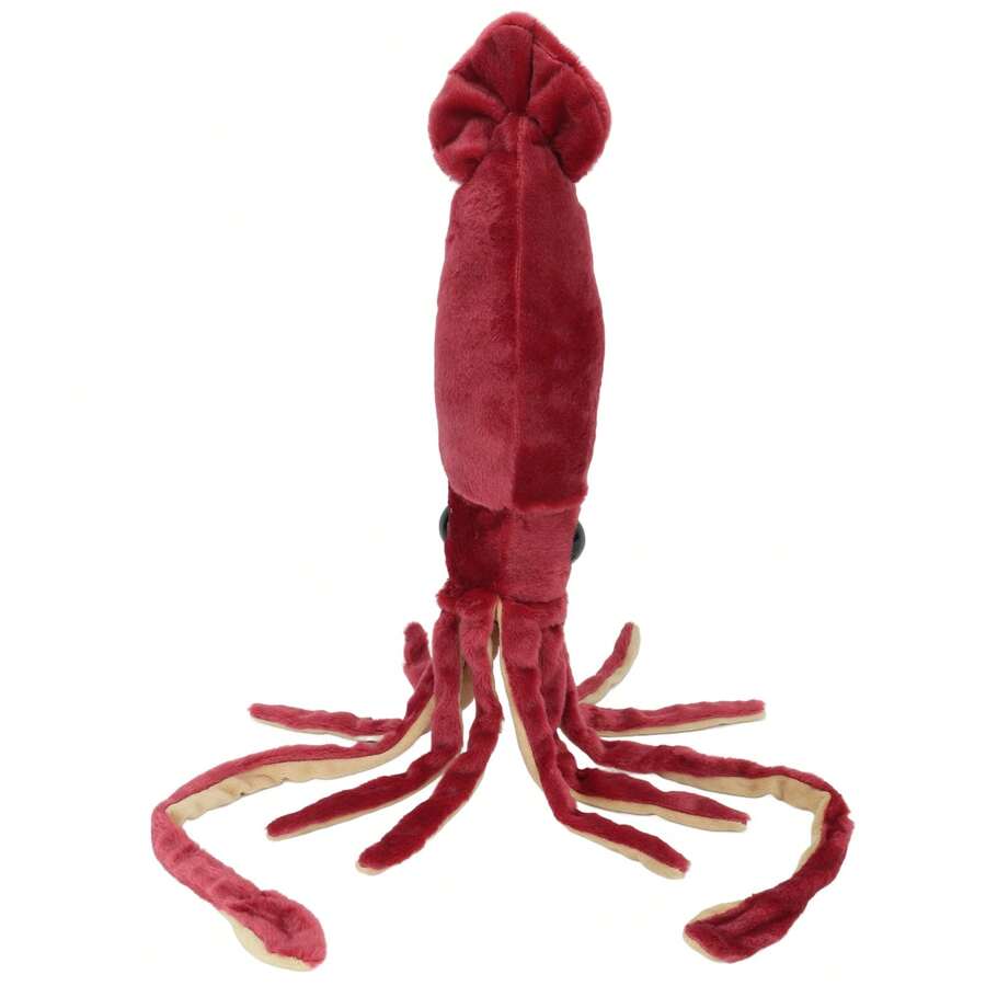 Large Red Octopus Plush Soft Sea Animal Doll Squid