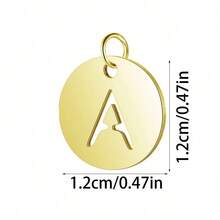 1pc European & American Fashion Letter, Heart, Cross, Flower Ring, Metallic Bead Bracelet, Cross Pendant Necklace For Women - Multicolor - View 3