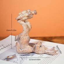 Rabbit Foot Stepping On Carrot Sculpture - Easter Decorative Resin Figurine, Ideal For Home And Garden Holiday Decor, Perfect For Rabbits - Multicolor - View 15