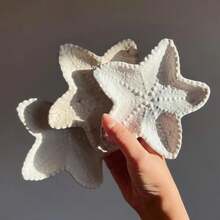 DIY Resin Mold Ocean Starfish Asymmetrical Tray Dish Vanity Tray Mold, Plaster Drip Glue Mold Starfish Shaped Jewelry Tray, Silicone Mold Suitable For DIY Handmade, Daily Tray Making, Candle Holder Making - White - View 5