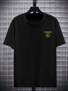 Men T-Shirts - 黑色 - 查看 2