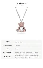 Collar de mujer de Swarovski Teddy A con bloques de color 5599168 - 5599168 rosa - Ver 6