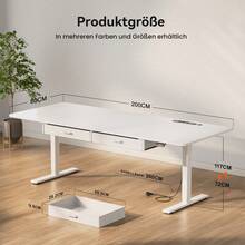 HLONONE Home Office Desks - trắng - Xem 8