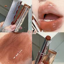 [6 Piece Set]HERORANGE Mirror Shine Solid Lip Gloss - Non Transfer, Hydrating & Plumping Waterproof Mini Portable Design Silver Luxury Case Festival Party Must Have Valentine's Day Gift Girly Must Haves Cheap Teen Girls  Stuff Makeup For Women - Vô vị - Xem 6