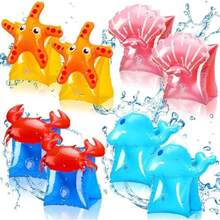 CYPN8 Pcs Flotadores para Niños Anillos de Brazo de Natación para Niños Bandas Inflables para Nadar para Niño y Adultos Flotadores de BrazoFashion - 219613412 - Ver 7
