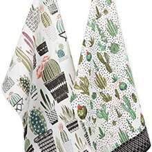 Toallas de cocina de algodn Jacquard DII, Urban Oasis, 18x28", 1 - como se muestra en la figura - Ver 2