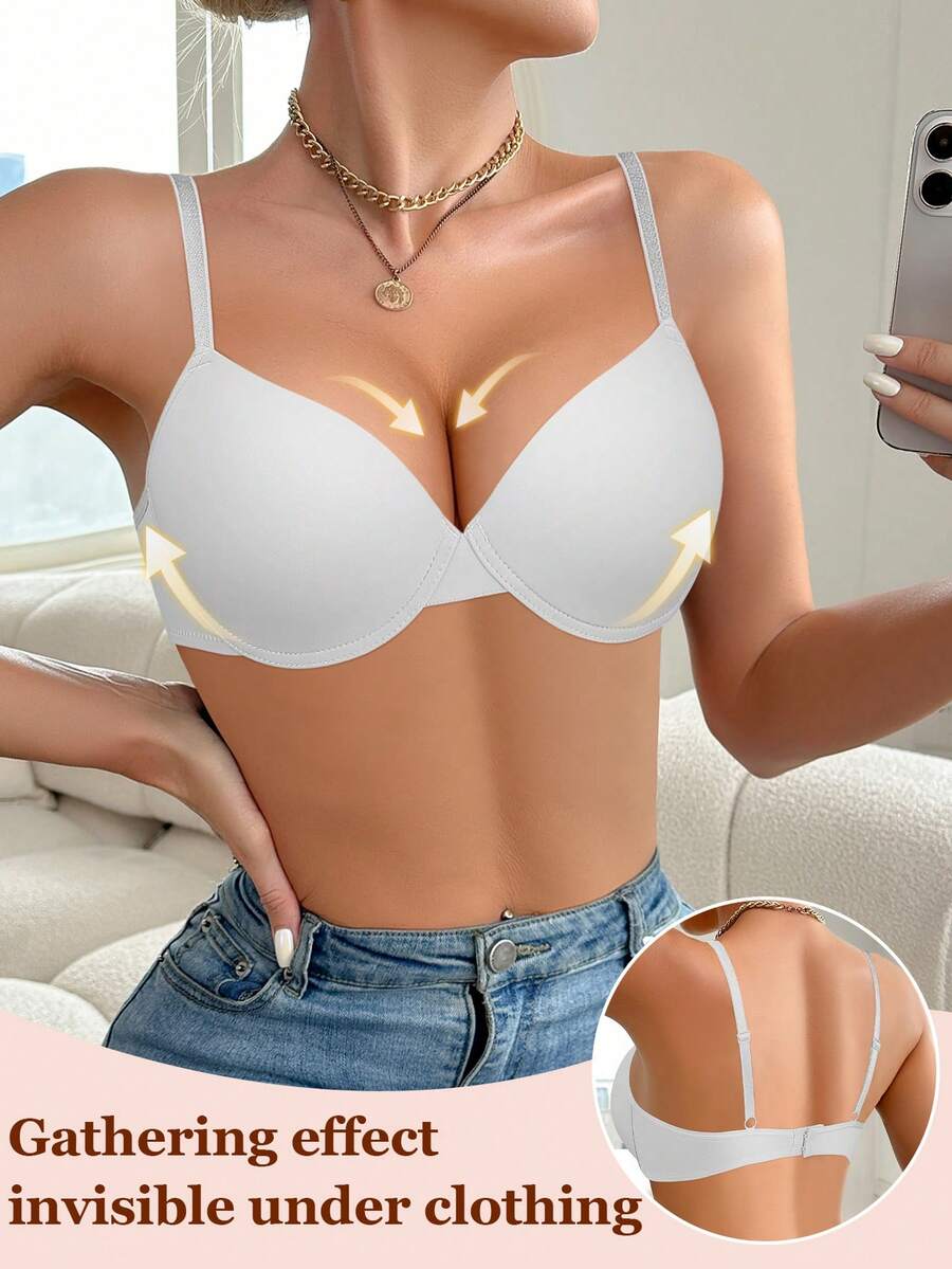 Hersunei Peach Girl Women's Underwire Push-Up Bra - Lift Bust, Sexy & Comfortable, Fashionable & Versatile, Perfect Gift Choice