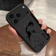 Conan phone case suitable for  17 16 16E 15 14 13 12 11 Pro Max 17 Air 16 Plu silicone all inclusive protection anti slip and anti fall soft case - SKU3-Conan - Ver 4