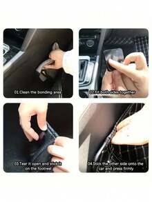 10pcs/20pcs/50pcs Sofa Backrest Fixed Magic Tape, Bedsheet, Carpet, Tablecloth, Magic Tape Fixed Holder Square Adhesive Carpet Clips - Multicolor - View 5