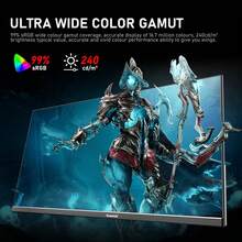 GAWFOLK Latest 24.5-Inch 1K 200Hz High Refresh Rate Monitor . Its Flat-Screen Monitor Gaming Provides A Variety Of Models To Choose From Gaming Pc. Whether Playing Large-Scale Games On The Market, Watching Movies, Chasing TV Series, Or Working, It Is Very Smooth And Without Lag. It Is The Perfect Gift Choice For Holidays Monitor Gaming. - Xem 4